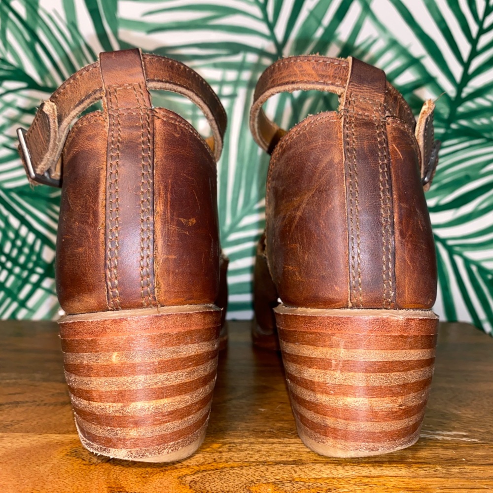 Vintage Red Wing Heritage Ida Brown Leather Mary Janes Women’s 8 USA - Picture 4 of 10